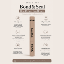 Alternative view of Bond&Seal Pro Brown – profesjonalny duet do stylizacji rzęs (brąz)